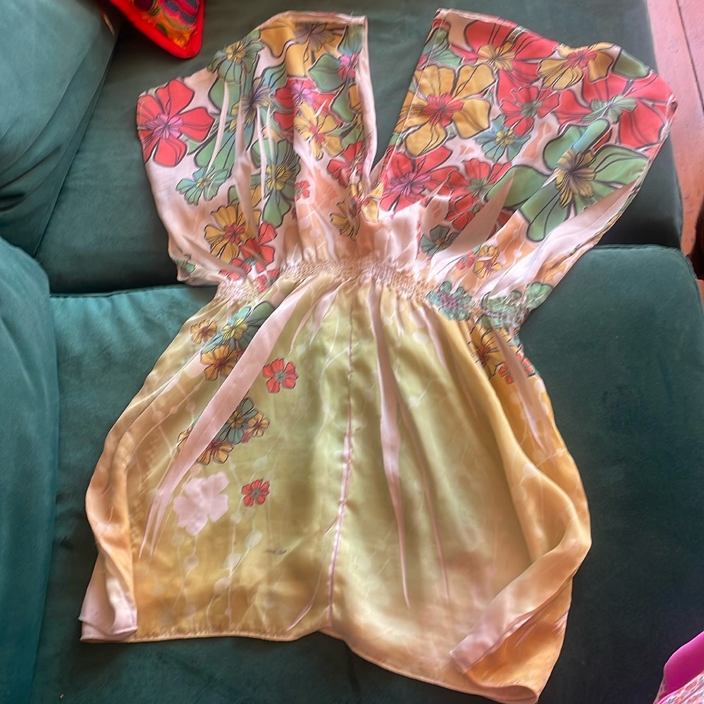 Flowy silky blouse